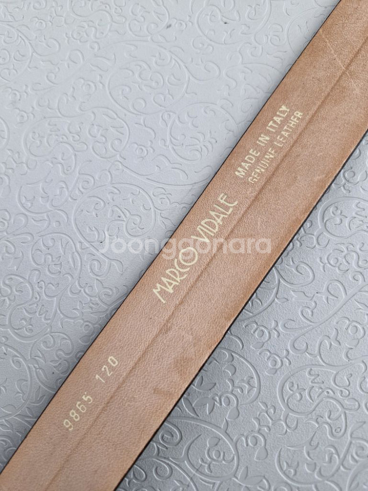 MARCO VIDALE 이태리 가죽벨트 정품입니다--3