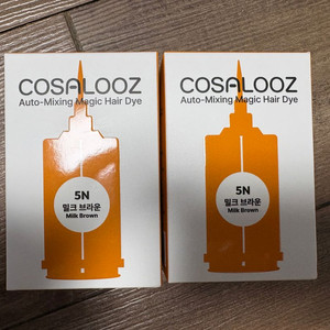 코살루즈 오토믹싱 염색제 밀크브라운 4개