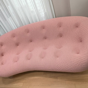 리네로제 쁠룸 분홍 소파 라지