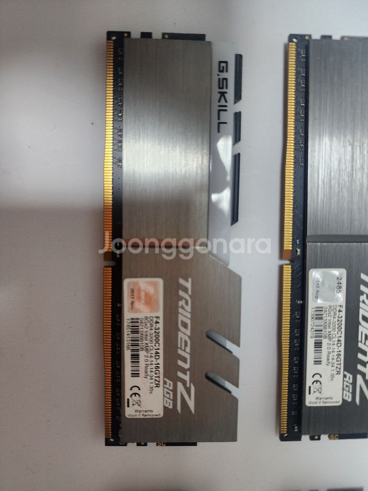 g skill 8gb ram 8gb 총 32gb팝니다--1