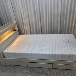 인베스코 엘피나 LED 3서랍 SS침대