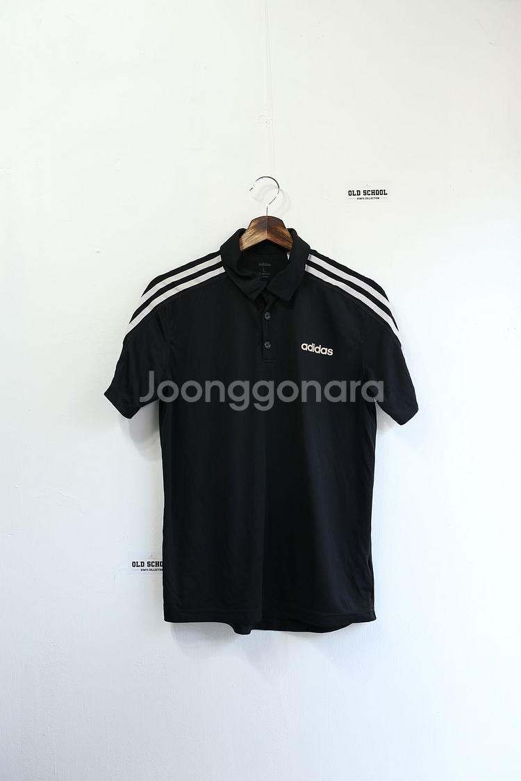 아디다스 블랙 반팔셔츠 L사이즈--0