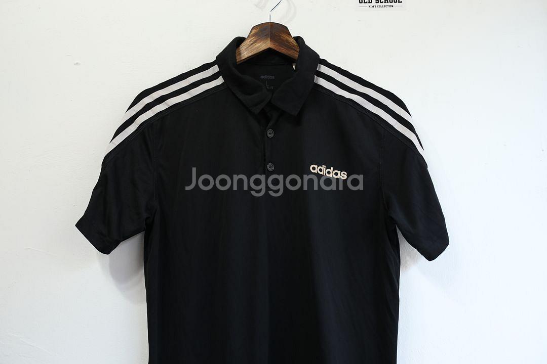 아디다스 블랙 반팔셔츠 L사이즈--1