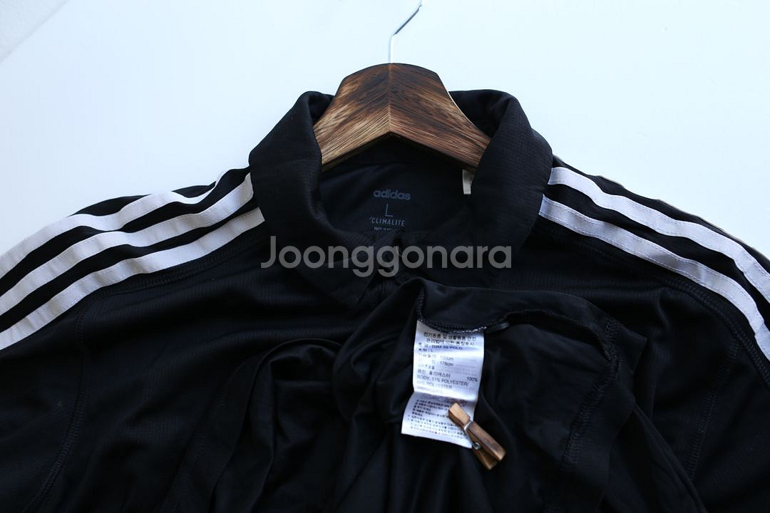 아디다스 블랙 반팔셔츠 L사이즈--4