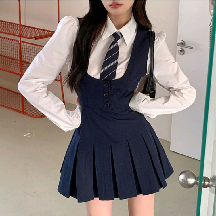 할인) 클래식 정장 세트 하이틴 졸사 프레피룩 y2k 이미지