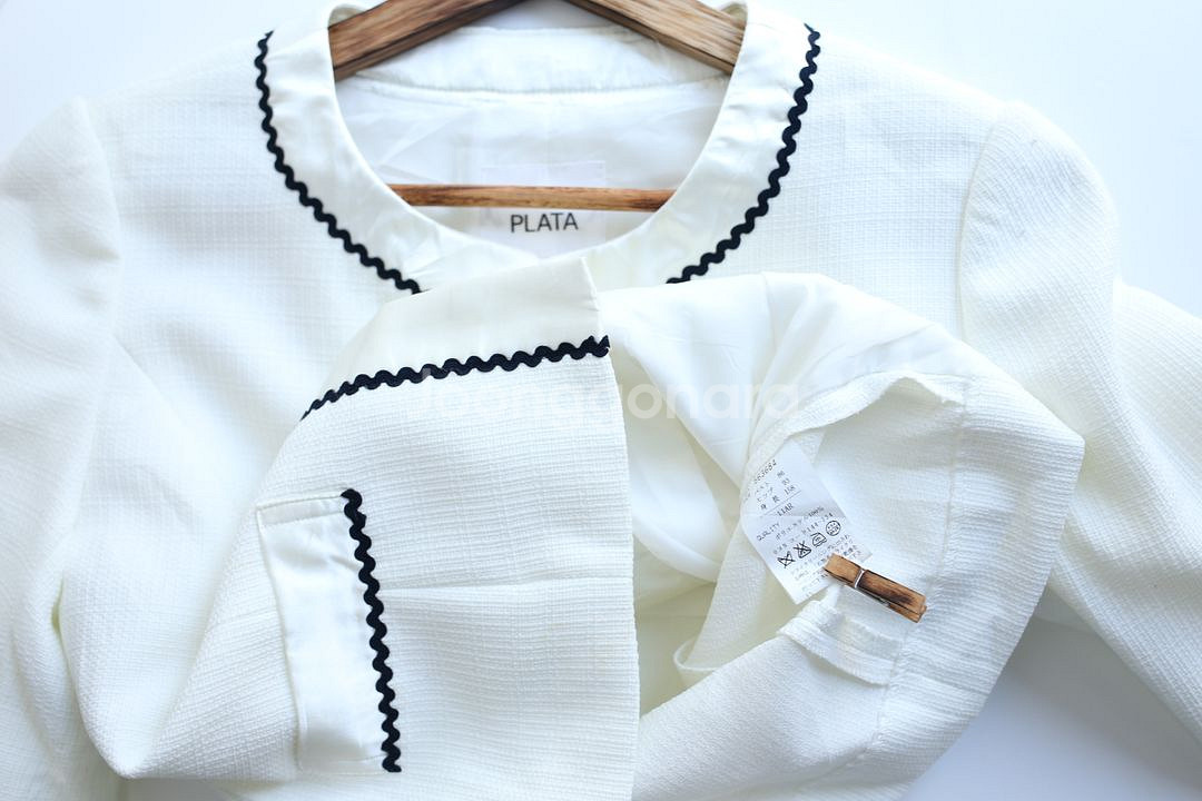 plata 화이트 여성 자켓 M사이즈--4