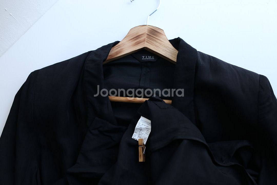 타임 블랙 여름 자켓 M사이즈--4