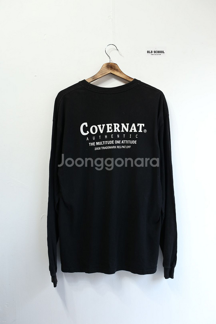 covernat 블랙 긴팔티셔츠 M사이즈--3