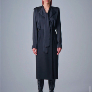 24FW 쥰지 스카프 디테일 원피스