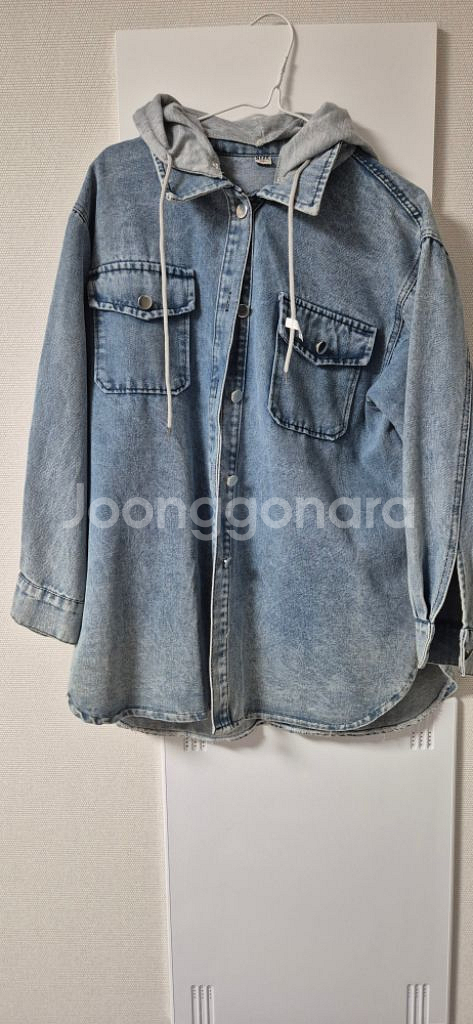 오버핏 항공점퍼 청자켓 패딩조끼--6