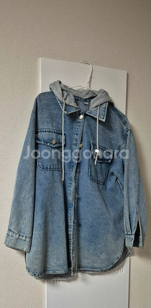 오버핏 항공점퍼 청자켓 패딩조끼--5