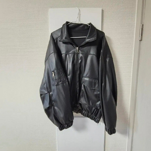 오버핏 항공점퍼 청자켓 패딩조끼