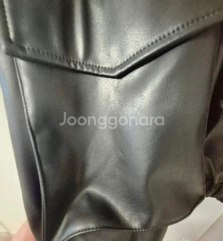 오버핏 항공점퍼 청자켓 패딩조끼--1
