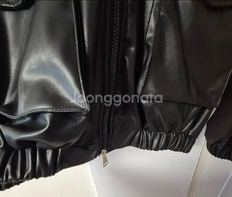 오버핏 항공점퍼 청자켓 패딩조끼--2