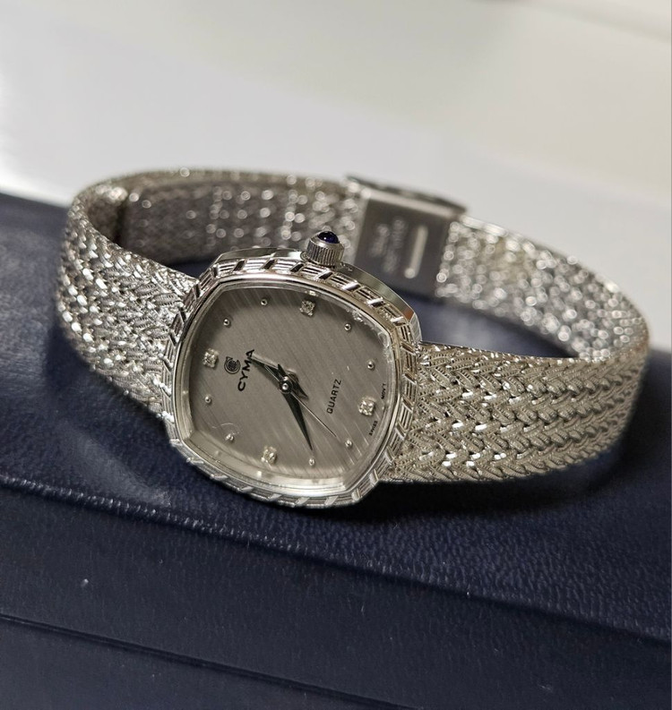 Cyma 여성용 메탈 시계--7