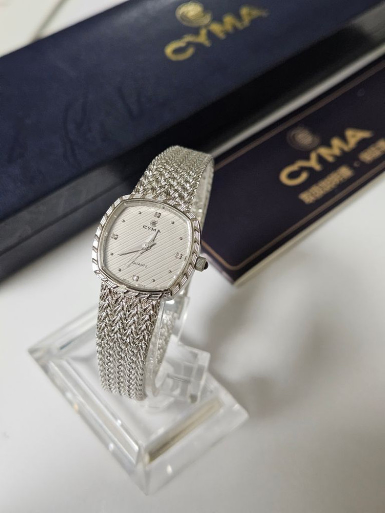 Cyma 여성용 메탈 시계--4