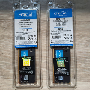 램 ddr5 6400 cudimm 16gb 2개