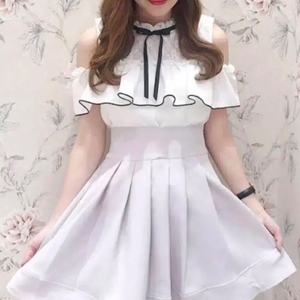 에블린 evelyn 오프숄더 블라우스 양산형 지뢰계