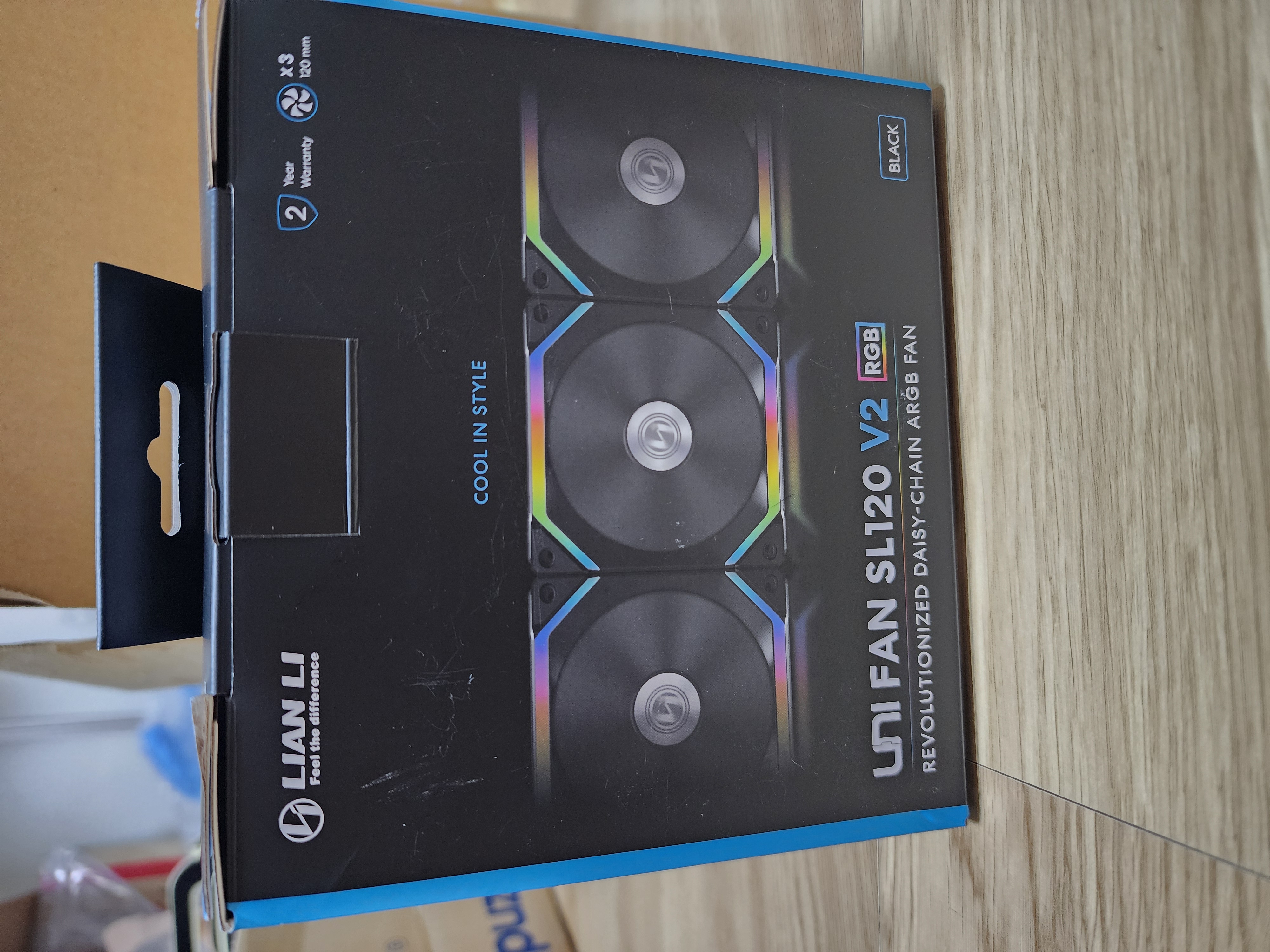 리안리 유니팬 SL120 V2 BLACK 3P