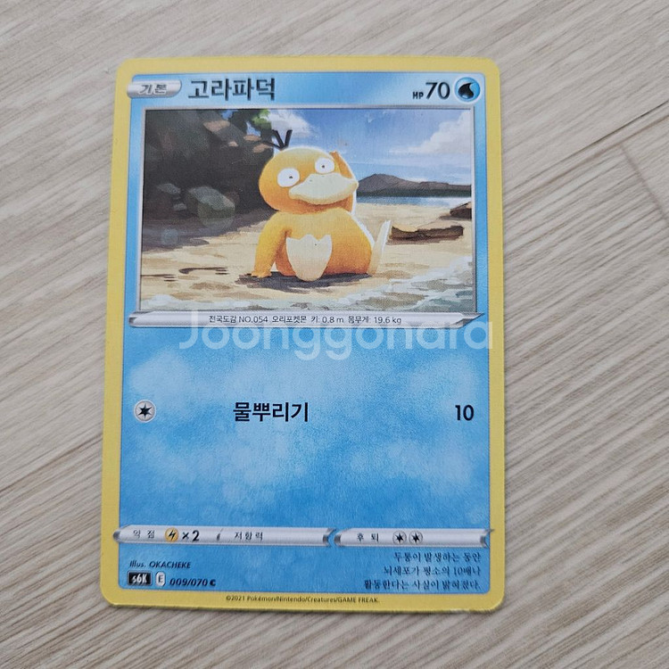 포켓몬스터 고라파덕 포켓몬 카드 인테리어 소품--0