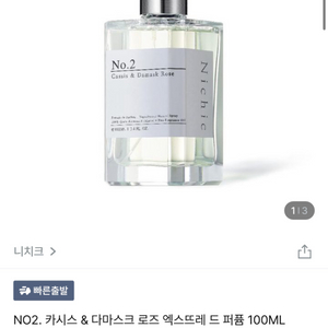니치크 NO2.카시스 다마스크 로즈 엑스뜨레 드 퍼퓸