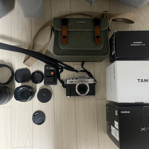 [s급]후지xt30ii 실버 + 렌즈3종 + 가방 풀박