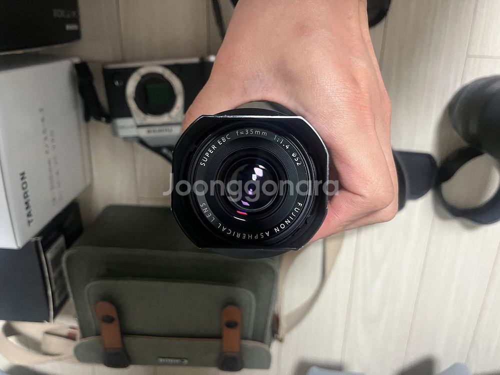 [s급]후지xt30ii 실버 + 렌즈3종 + 가방 풀박--6