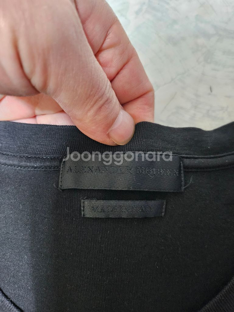 알렉산더 맥퀸 반팔티(남녀공용L)--1