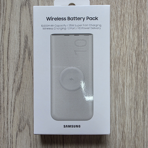 삼성 10,000mAh 무선충전 배터리팩 새상품