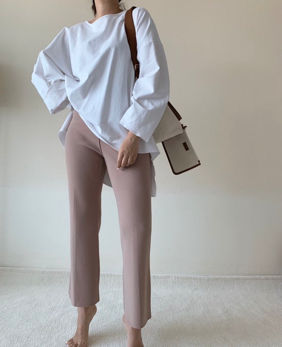 꺌랑 세상편한바지 베이지 M