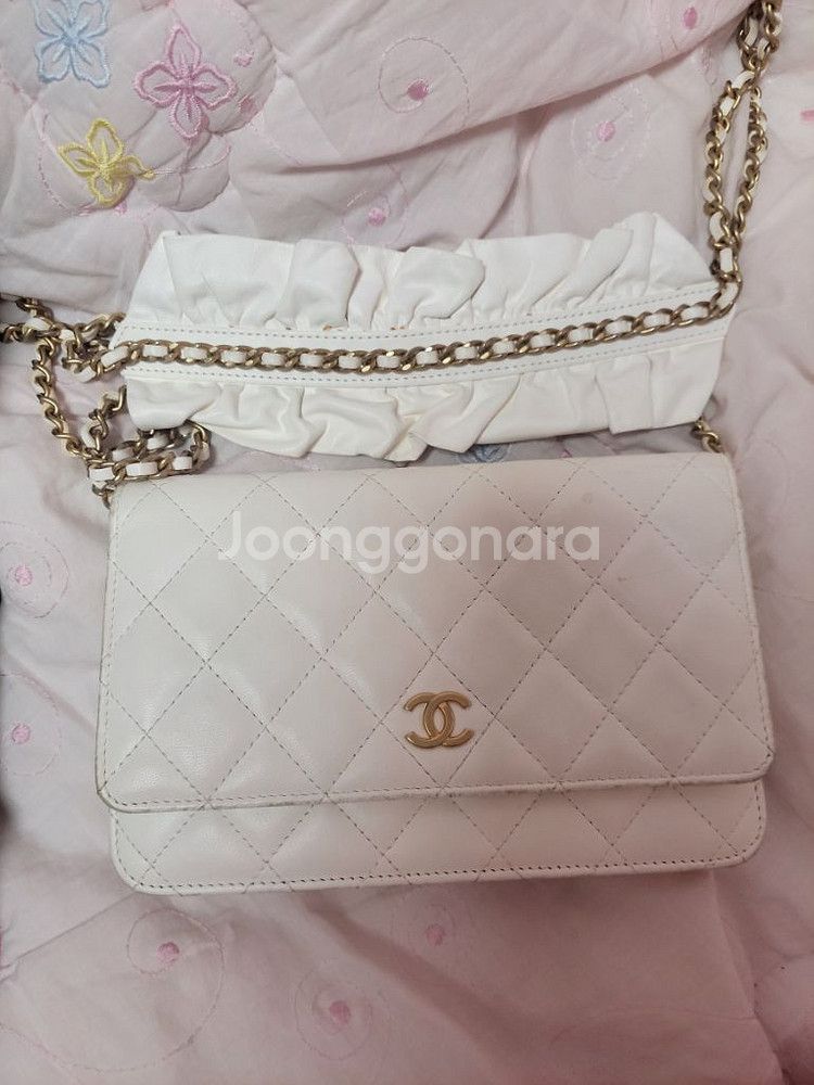 정품)급처상태양호!샤넬 로맨스프릴 클래식 크로스백 가방--3