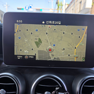 벤츠GLC 네비게이션앞좌석AV모니터 팝니다