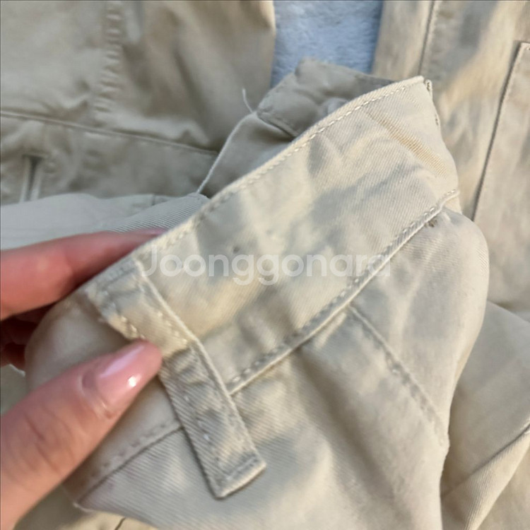 애니원모어 카고 코튼 포켓 부츠컷 팬츠 M--4