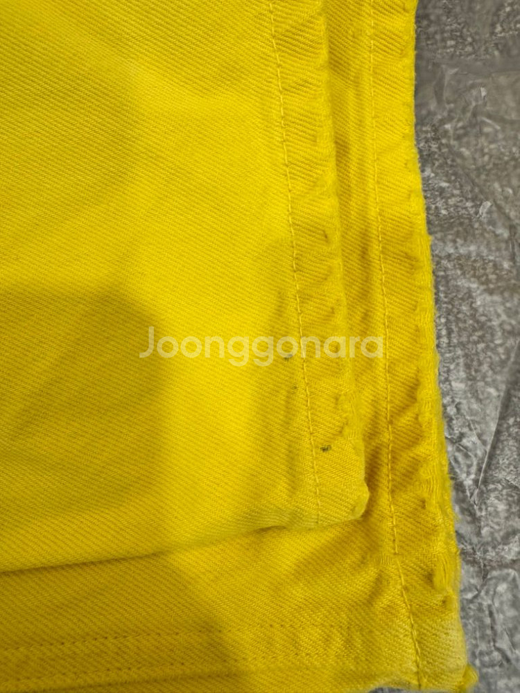 고걸 포켓 데님 옐로우--6