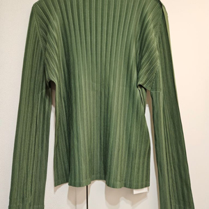 이세이미야케 플리츠플리즈 11월립플리츠탑 모스그린