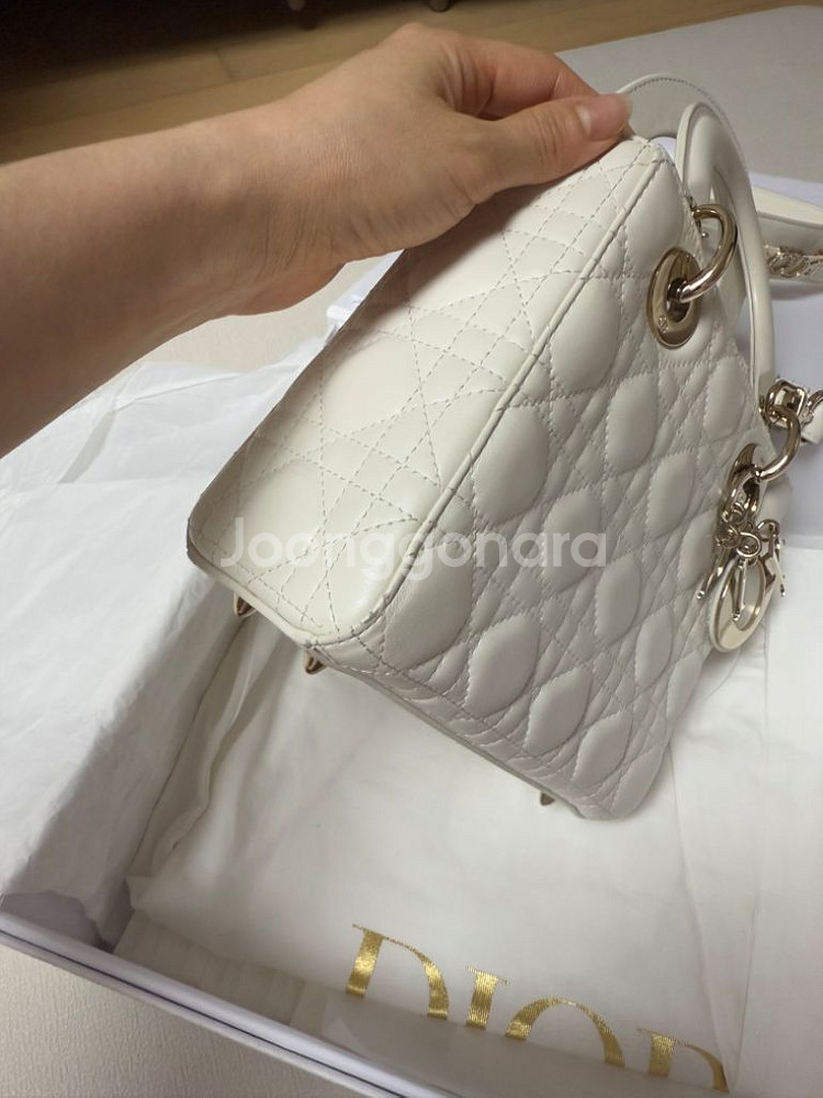 레이디 디올 스몰 라떼 급처 가격수정--5