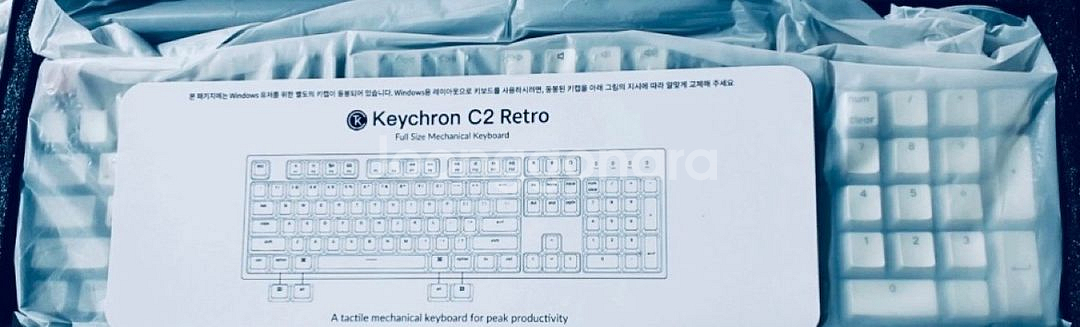 키크론 C2 RETRO 풀배열 유선 키보드--1