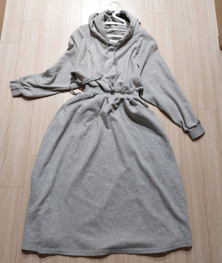 후드 원피스 (gray) 사이즈 44--2