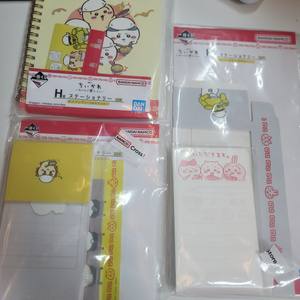 치이카와 쿠지 메모장 제일복권 h상 노트 메모지 먼작귀