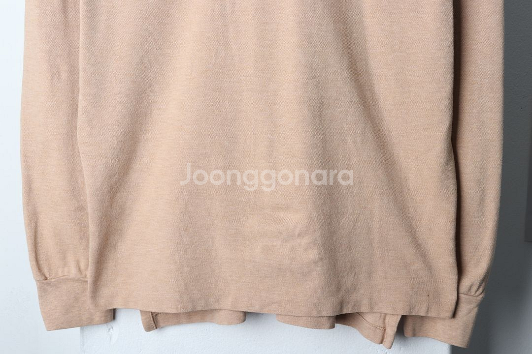 (M-2XL) 폴로 랄프로렌 카라 긴팔티셔츠 베이지--3
