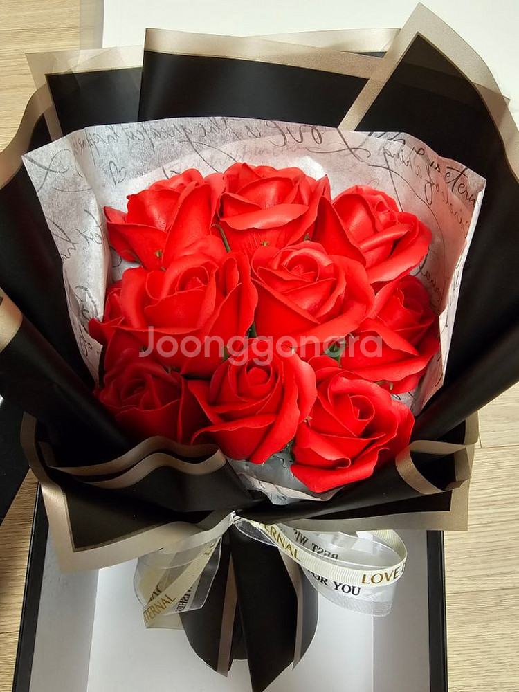 매혹적인 빨간 장미꽃다발 택포--1