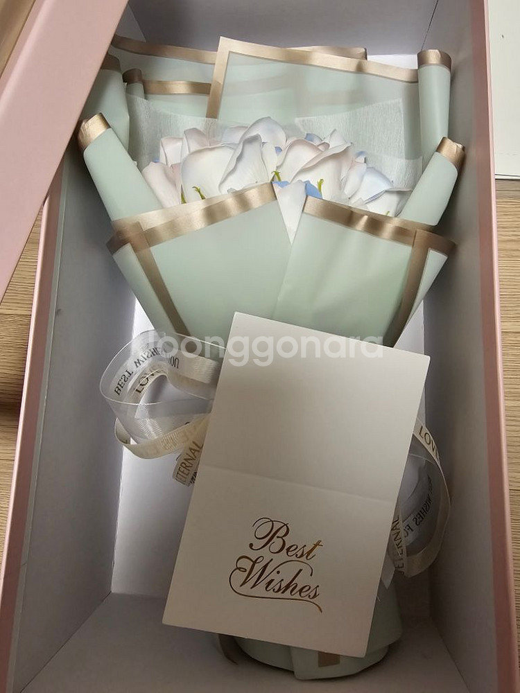 매혹적인 빨간 장미꽃다발 택포--4