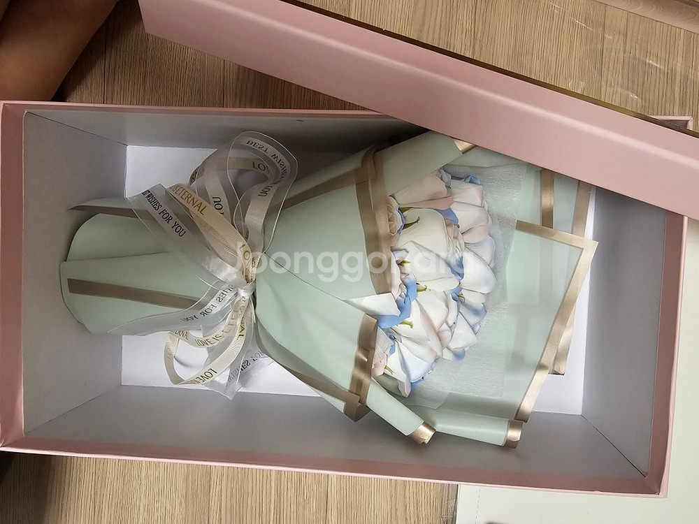 매혹적인 빨간 장미꽃다발 택포--7