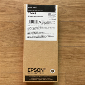 엡손 잉크 매트블랙 T54X8 350ml