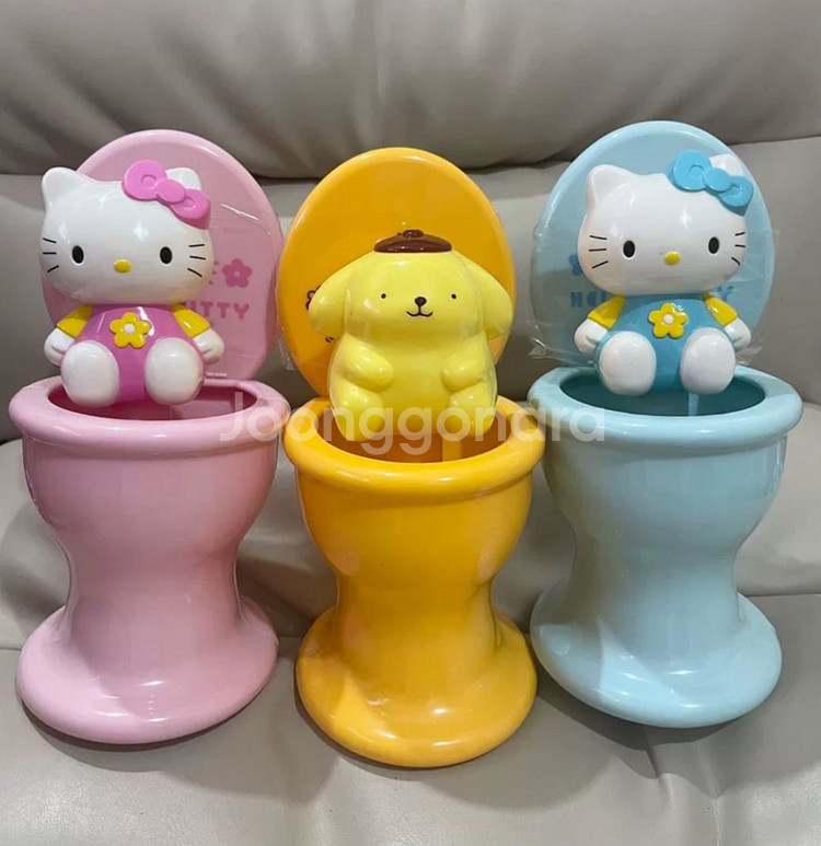 고전 키티 청소 용품 솔 브러쉬 변기 방꾸 스펀지--0