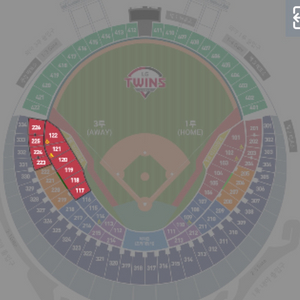 5/3(토)LG트윈스 vs SSG랜더스 3루레드석 2연