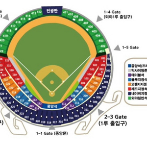 4월27일 두산vs롯데 1루 2연석