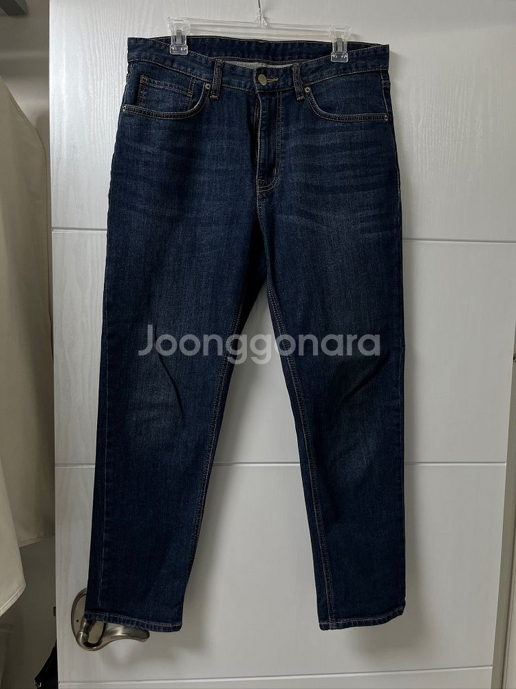 (34) 남성 진청 청바지 데님 팬츠 두번 착용--1
