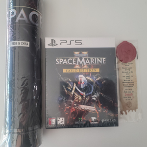 PS5 워해머 스페이스마린2 골드에디션 새제품팝니다.