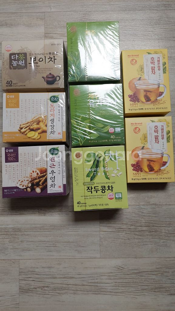 티백 녹차 보이차 작두콩차 도라지생강차 호박팥차--0